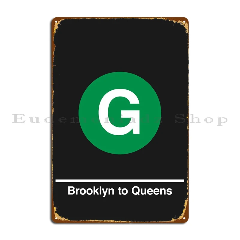 New York Subway Line 12 Metal Signs Funny Customize Bar Party Customize Tin Sign Poster