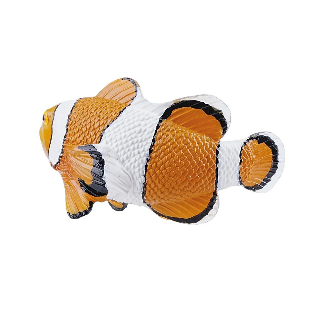 Toymany Simulation Clownfish Ocean Animal Model Toy Mini Figures Dolls Action Figurines Toys Children Gift Cake Decoration