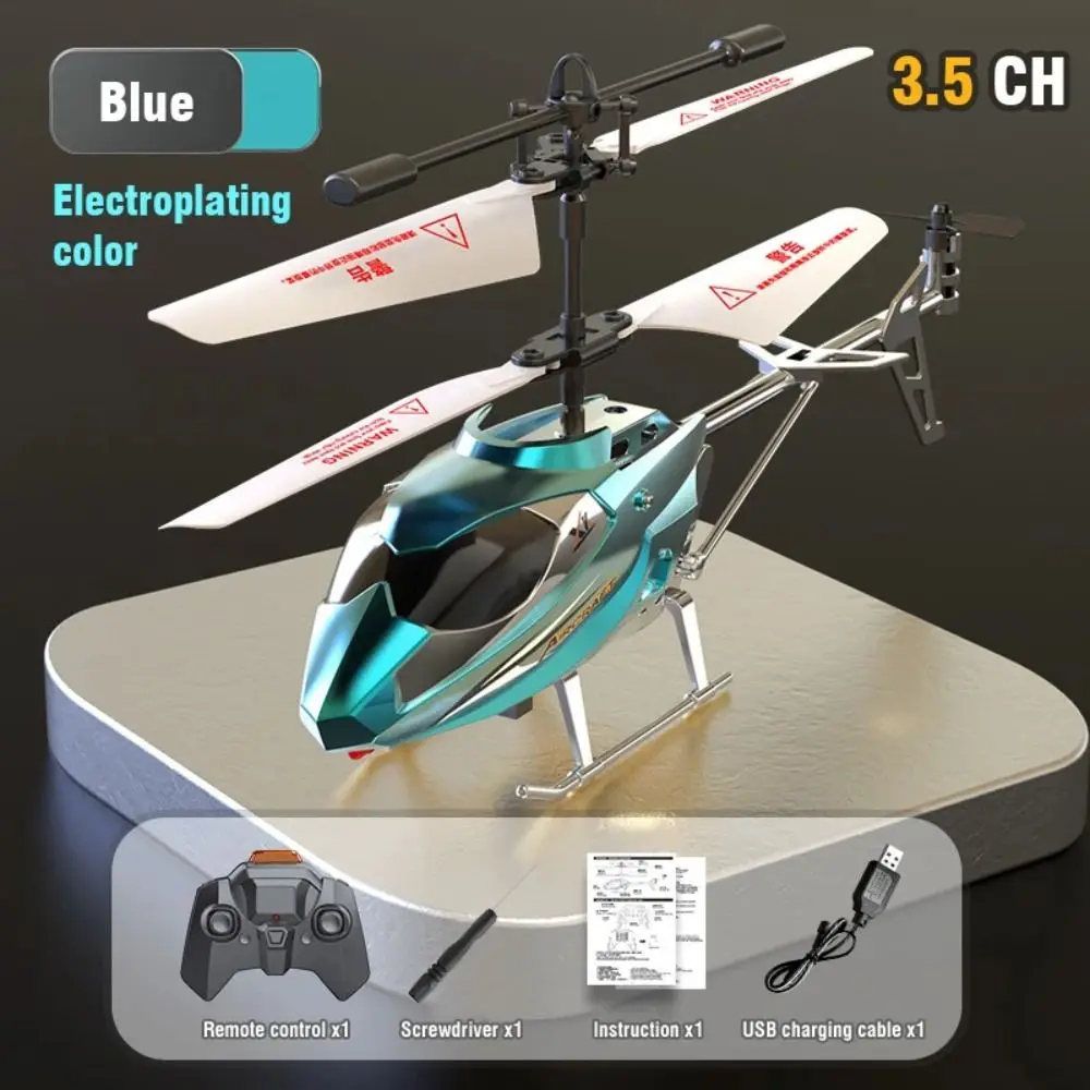 RC Helicopter 3.5CH 2.5CH Remote Control Airplane USB Charging Fall Resistant Collision Wireless Aircraft Children\'s Day Gifts