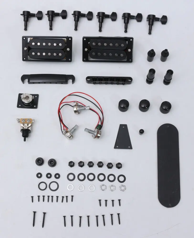 

Full Set Electric Guitar Accessories Kit DIY Electric Guitar Parts Luthier Use