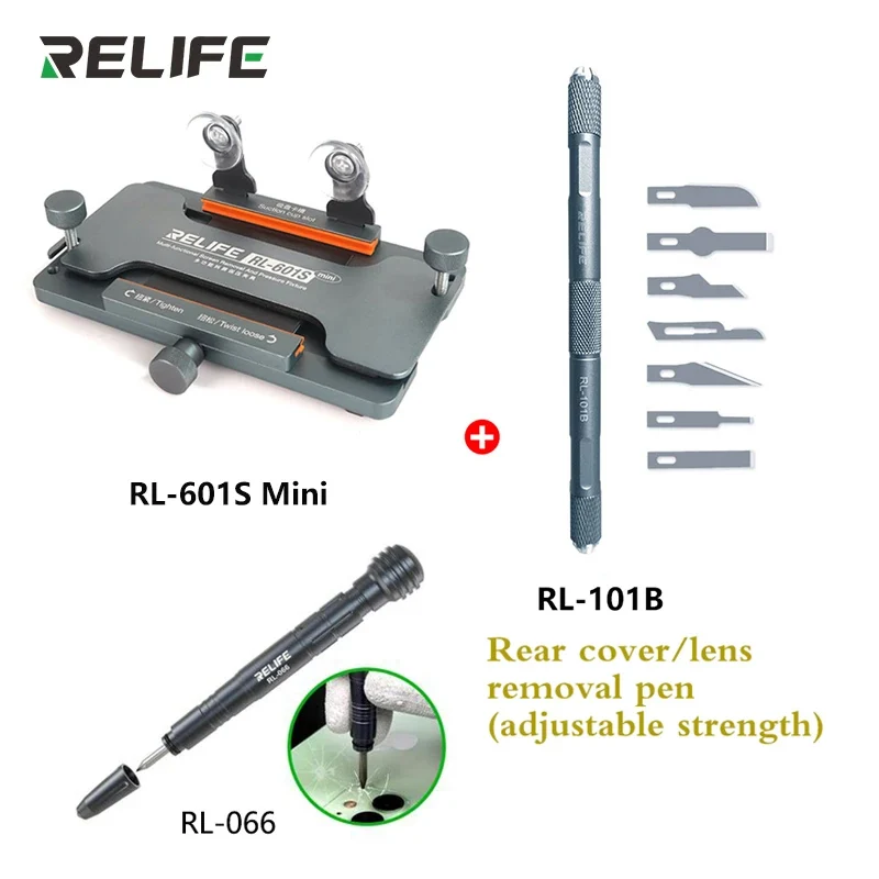 

RELIFE RL-601S Mini Multi Functional Screen Removal Pressure Maintaining Fixture For Phones With Back Cover Glass Clamping