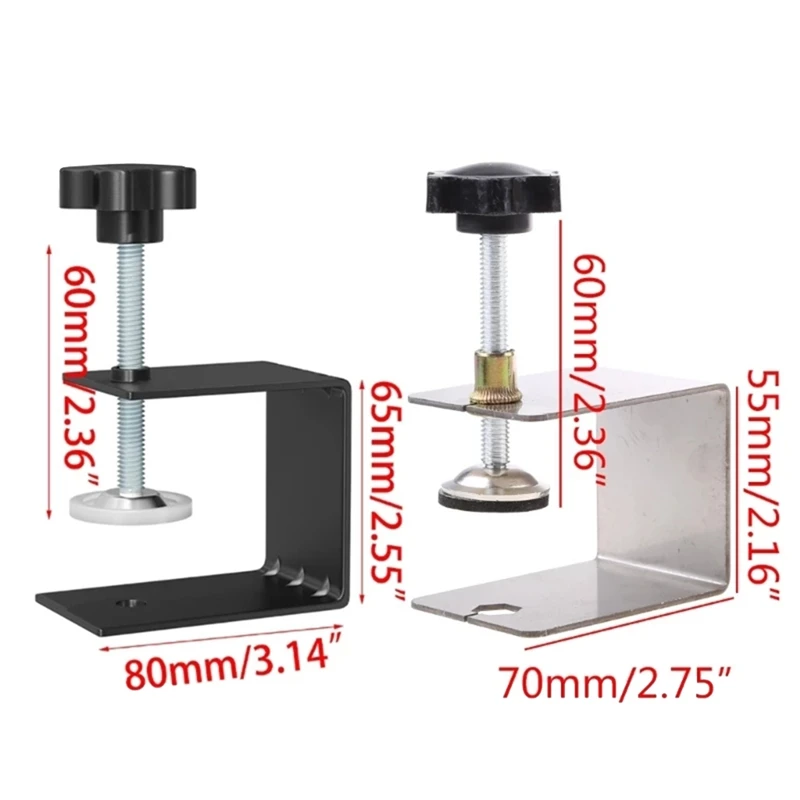 ที่หนีบสำหรับติดตั้งลิ้นชักหน้าเฟอร์นิเจอร์งานไม้ใช้งานง่ายสำหรับตู้1ชิ้น