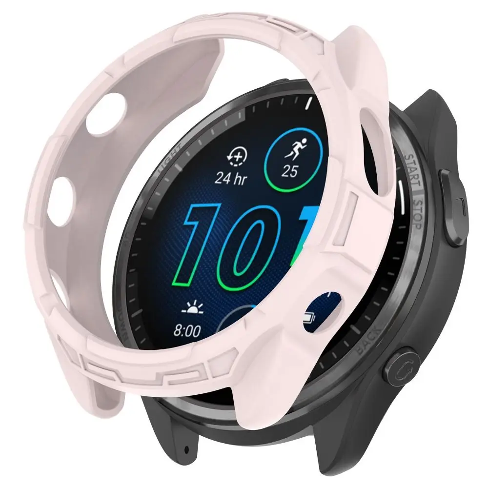 Watch Bezel Frame For Garmin Forerunner 965 Smart Bracelet Shell Screen Protectors Cover