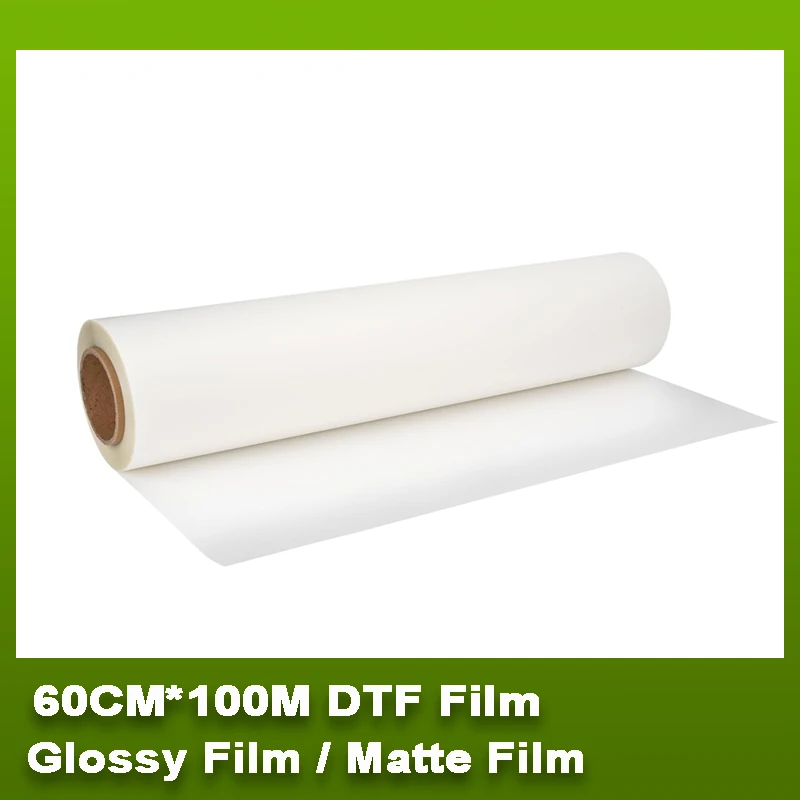 CFINK 60cm*100m Roll DTF Direct Transfer Film for Epson L805 I1600 I3200 4720 XP600 Printer for DTF Ink Printing 60cm