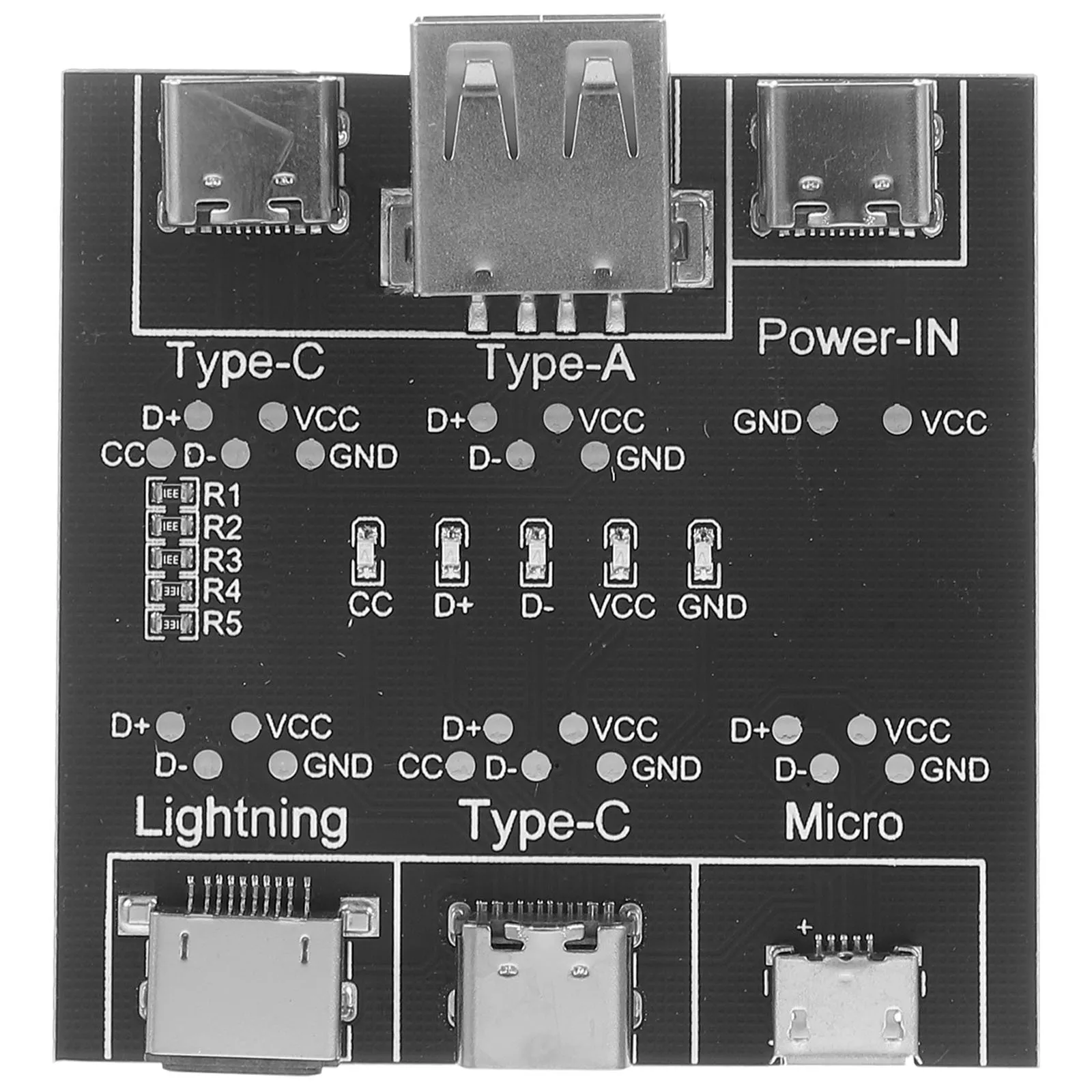 Usb Cable Tester Usb-C Tester Board For Data Wire Fast Detection Charging Data Line Testing Tool Instrument