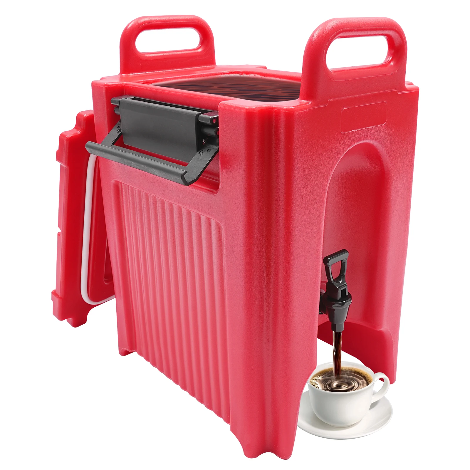 

5.28 Gal Gallon Insulated Beverage Dispenser Ice and Hot Drink Server with Handles for Catering, High-Quality Ldpe Outer Shell