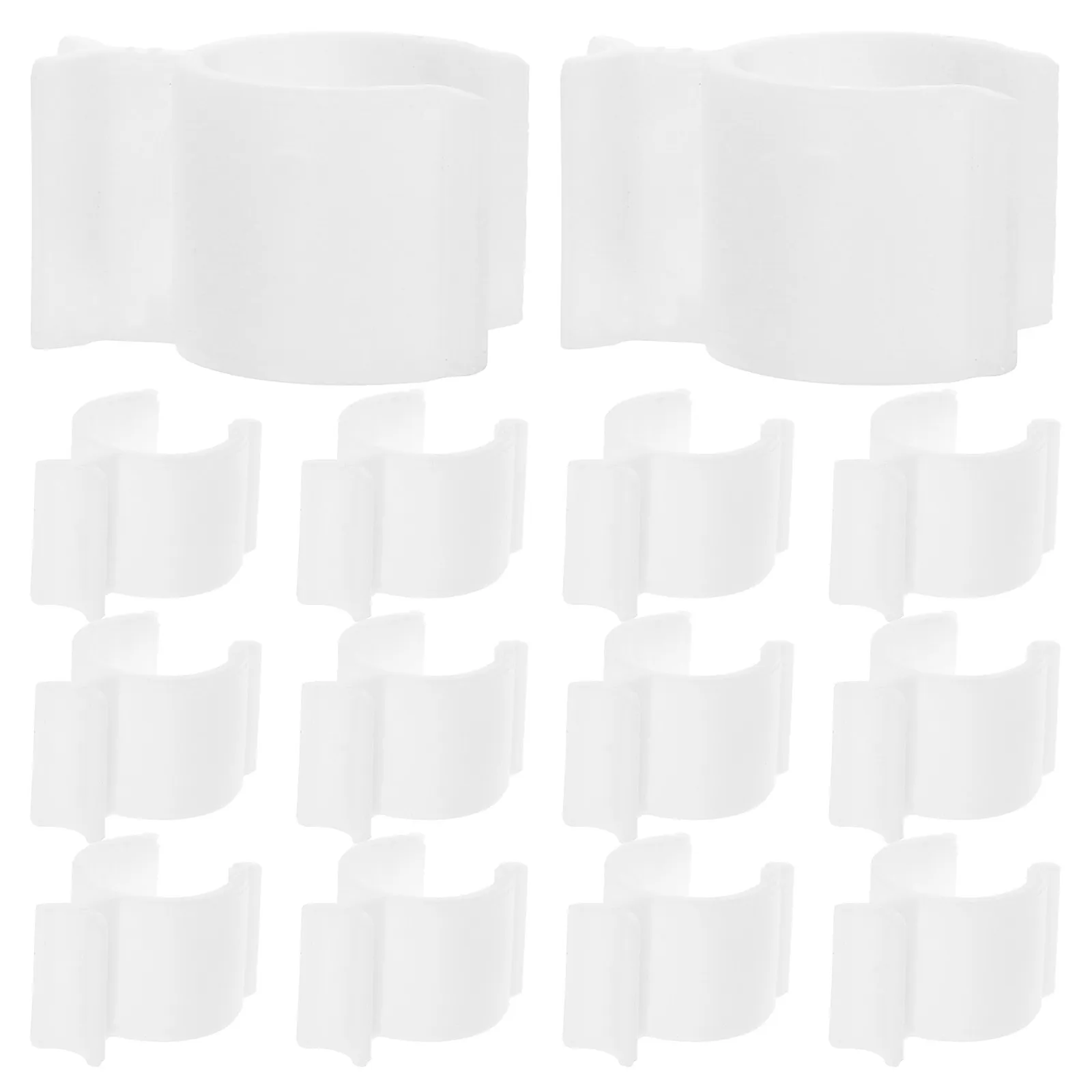 30Pcs Plastic PP Pump Clip Locks for Bottles Leakproof Seal Cleansing Oil Lotion Shampoo Dispenser Heads Secure Travel