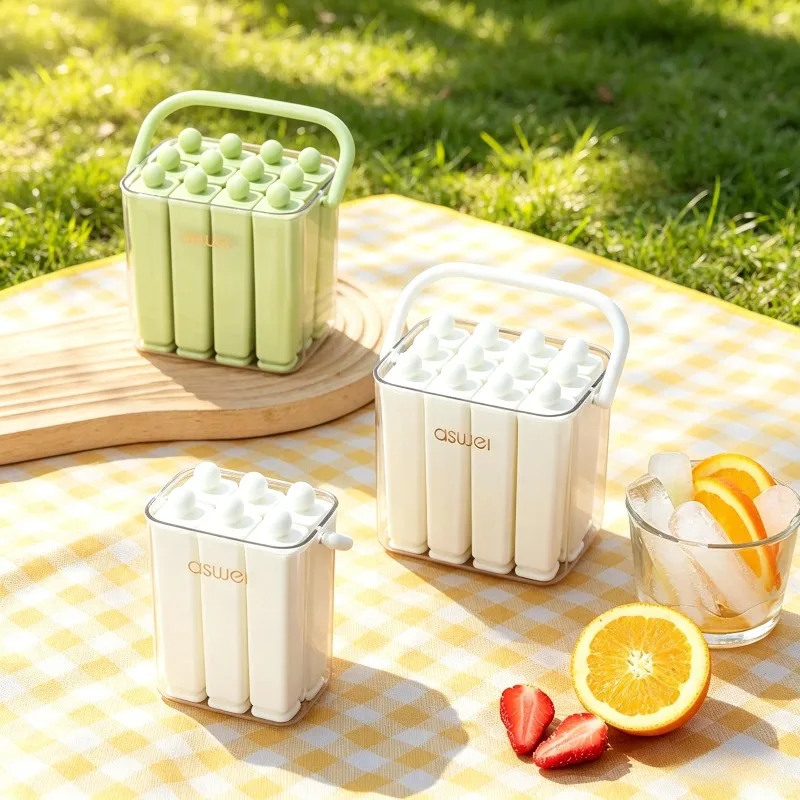 DIY Homemade Ice Cream Mold Food Grade Silicone Easy Release Popsicle Ice Pop Mold Summer Supplies