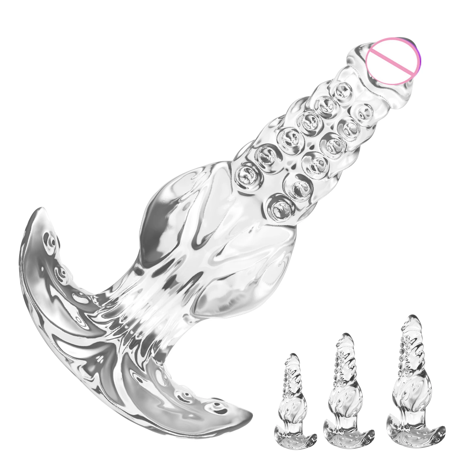 3 حجم المكونات الشرج شفافة لارتداء غير مرئية الشرج توسع الكبار النساء الرجال مثلي الجنس بعقب المكونات الشرج الاستمناء للكبار 18 + #2