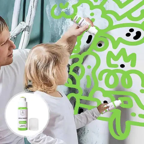 낙서 마커 그래피티 펜, 방수, 퇴색 방지 그래피티 마커, 수성 영구 걸레, 18mm 팁, 60ml