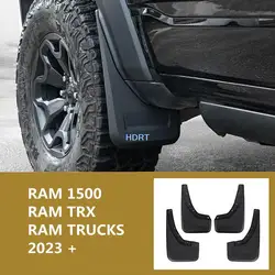 Car Styling Mudguard Plate For Dodge RAM 1500 RAM TRX RAM TRUCKS 2023 + Front Rear Wheel Guard Mud Flap Fender Cover Accessories