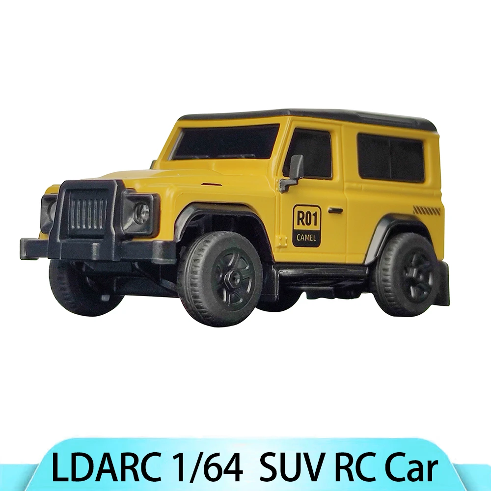 

LDARC R01 MINI RC Crawler 1/64 Simulated Electric Remote Control Model Car Tabletop RTR 2.4GHz Adults Children's Toys