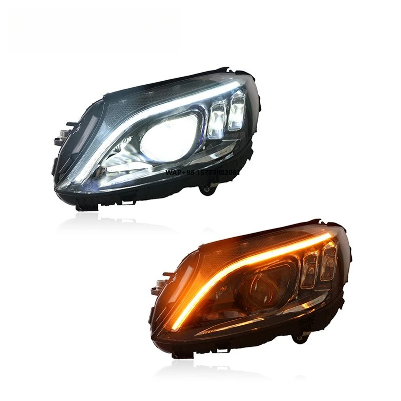 

1 Unit LED Headlights Car Accessories for Auto Lighting Systems 15-21 C-Class W205 Headlight Assembly