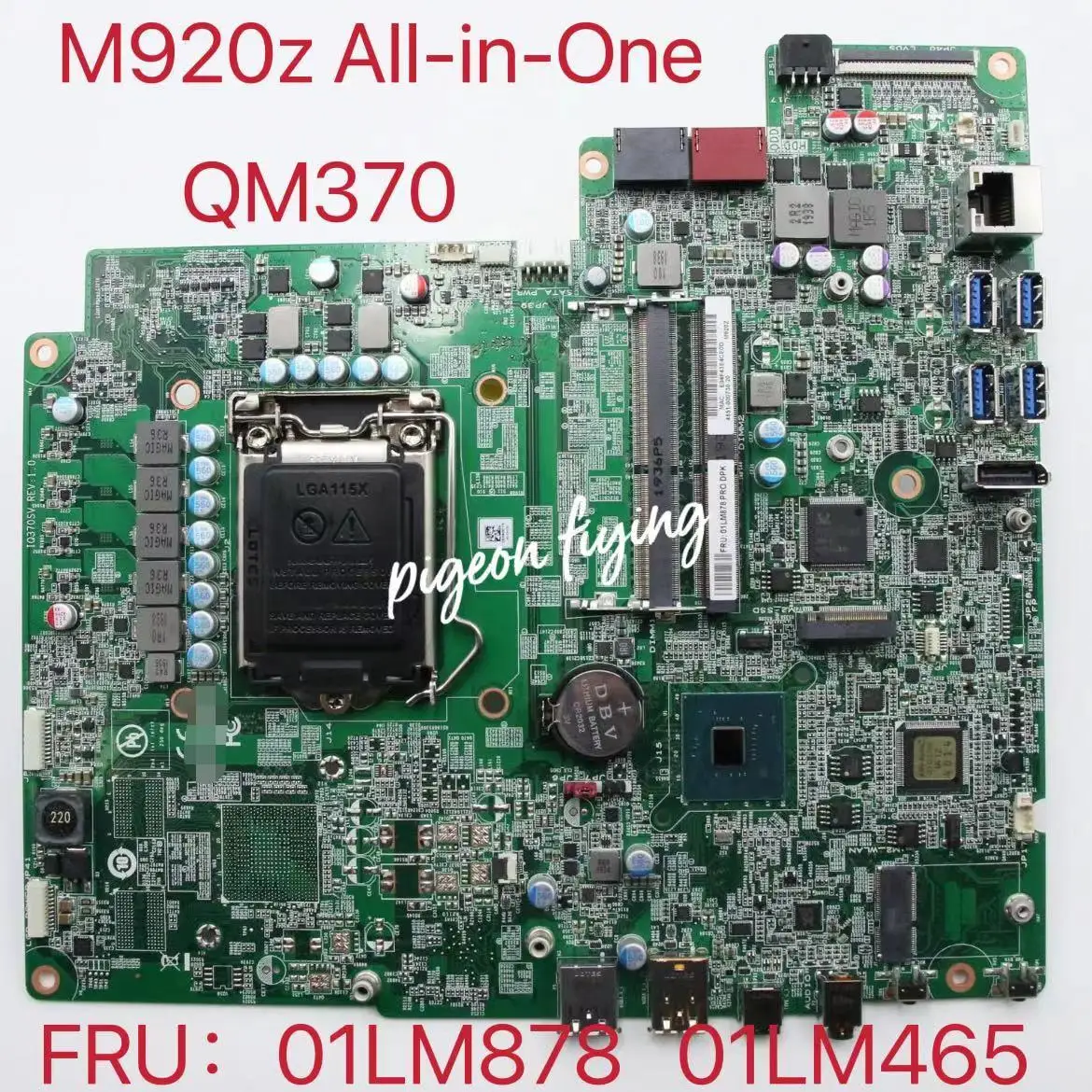 

For Lenovo ThinkCentre M920z All-in-One Motherboard Q370 U H1 WIN DPK FRU:01LM878 01LM465