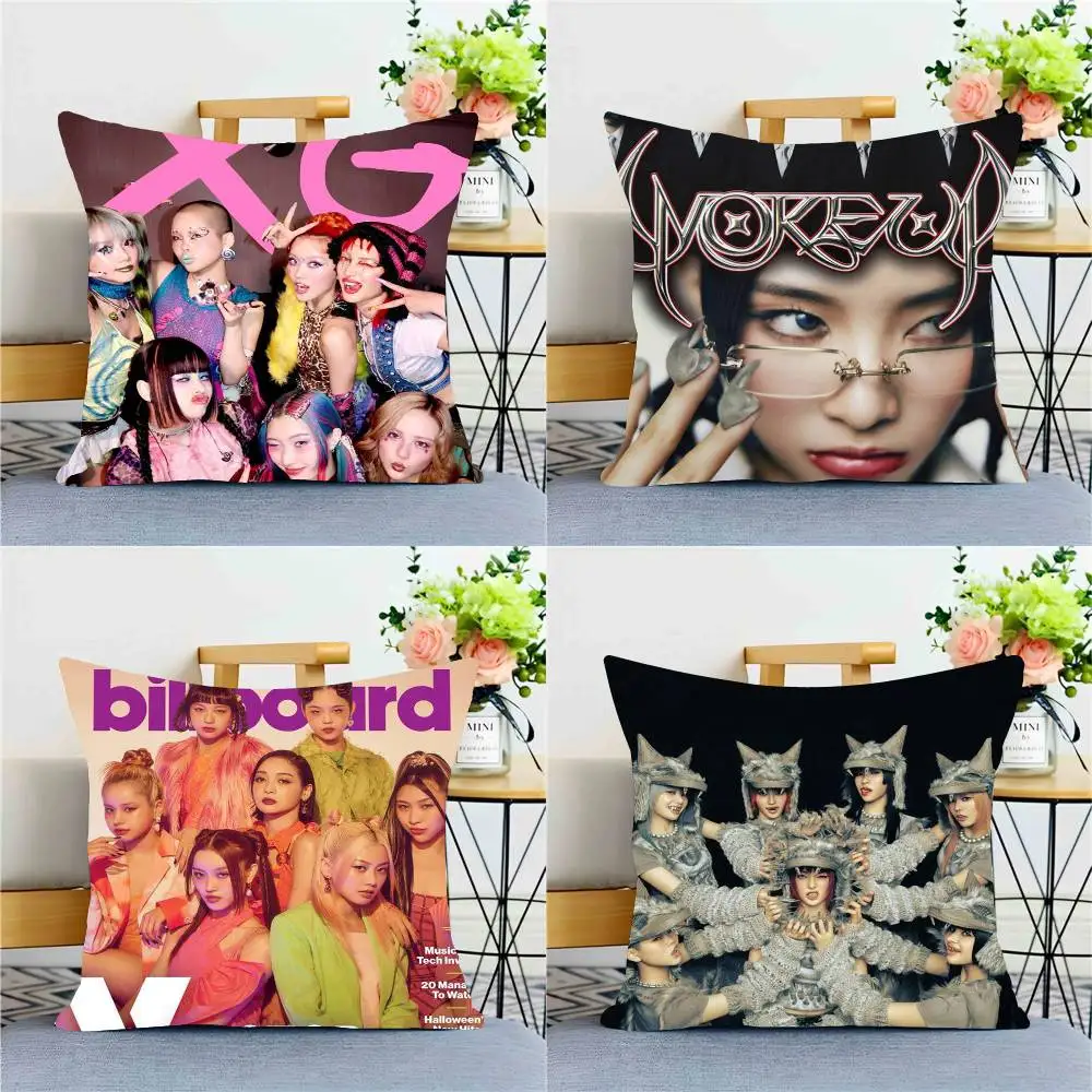 1PC Kpop X-Xg Neue DNA Kissen Fall Platz Schlafzimmer Sofa Freizeit Komfort Kissen Auto Hause Dekoration Kissenbezug 40x40