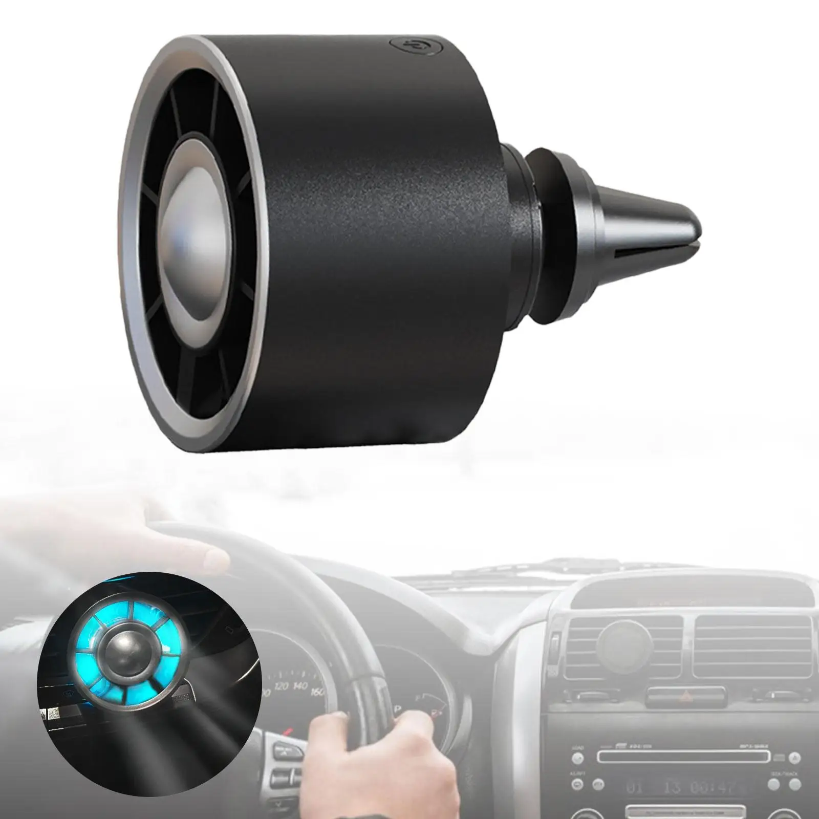 Generic Cooling Fan Auto Accessories with 3 Mode for RV Truck Commuting