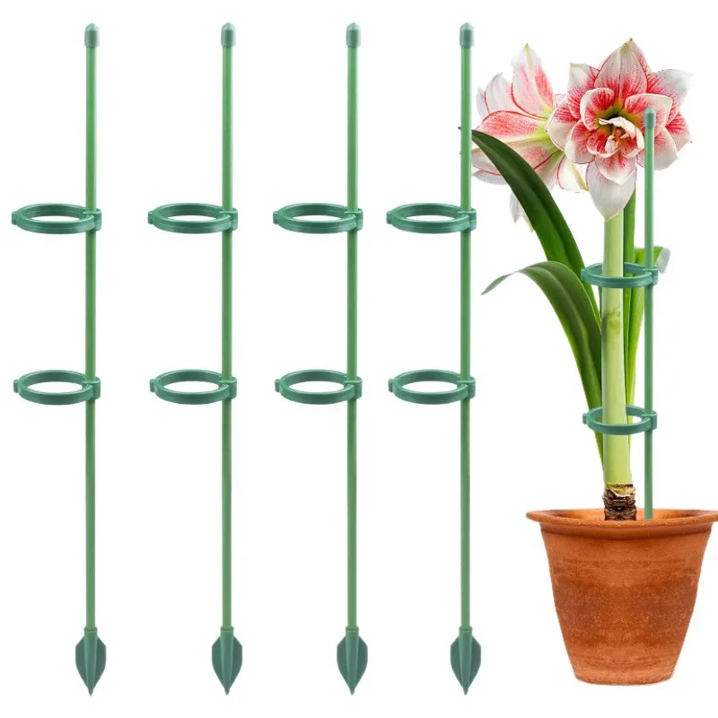 60cm Garden Plant Support Pole, Orchid Stakes with Clip, Adjustable Plant Stand Suitable for Potted Plants, Vegetables, Tomatoes