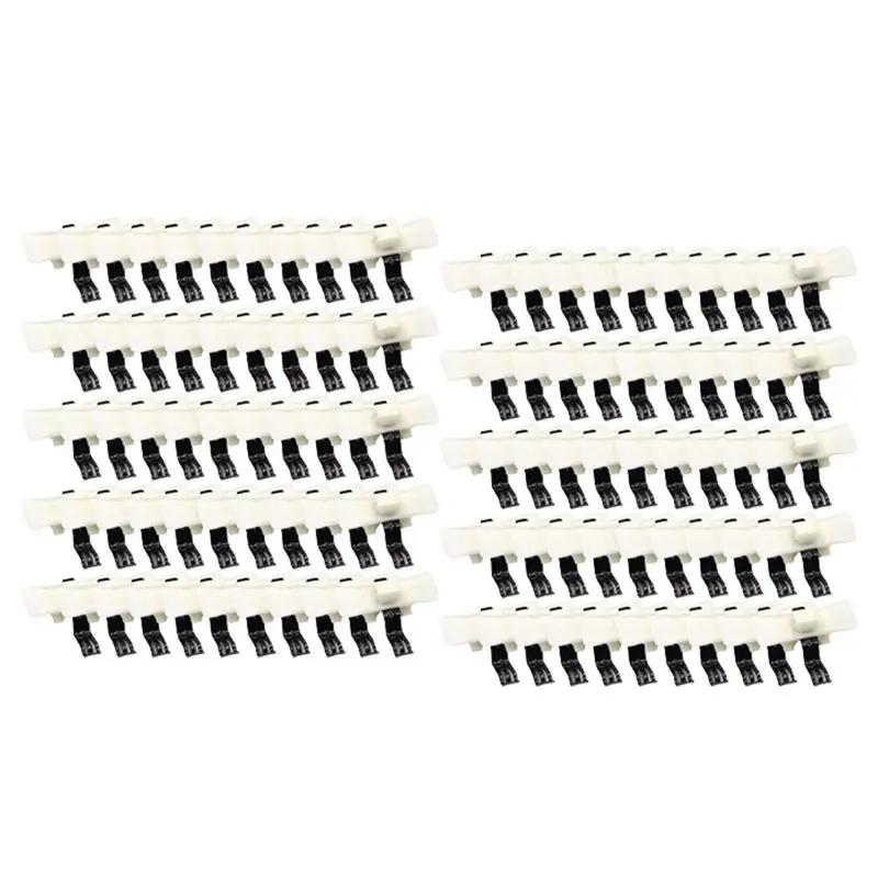 AB16-100PCS For Mercedes Benz Car Accessories Accessiries Clip Body Side Lower Decor Moulding Trim Positioner Clips 1249889478