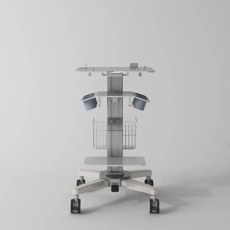 

Customizable Medical Workstation Cart Height-Adjus Por Hospital Trolley