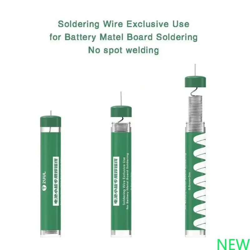 

Soldering Tin Wire For Battery Metal Board Soldering 0.8mmx300cm Soldering Repair Tool For Mobile Phone Repair Tool