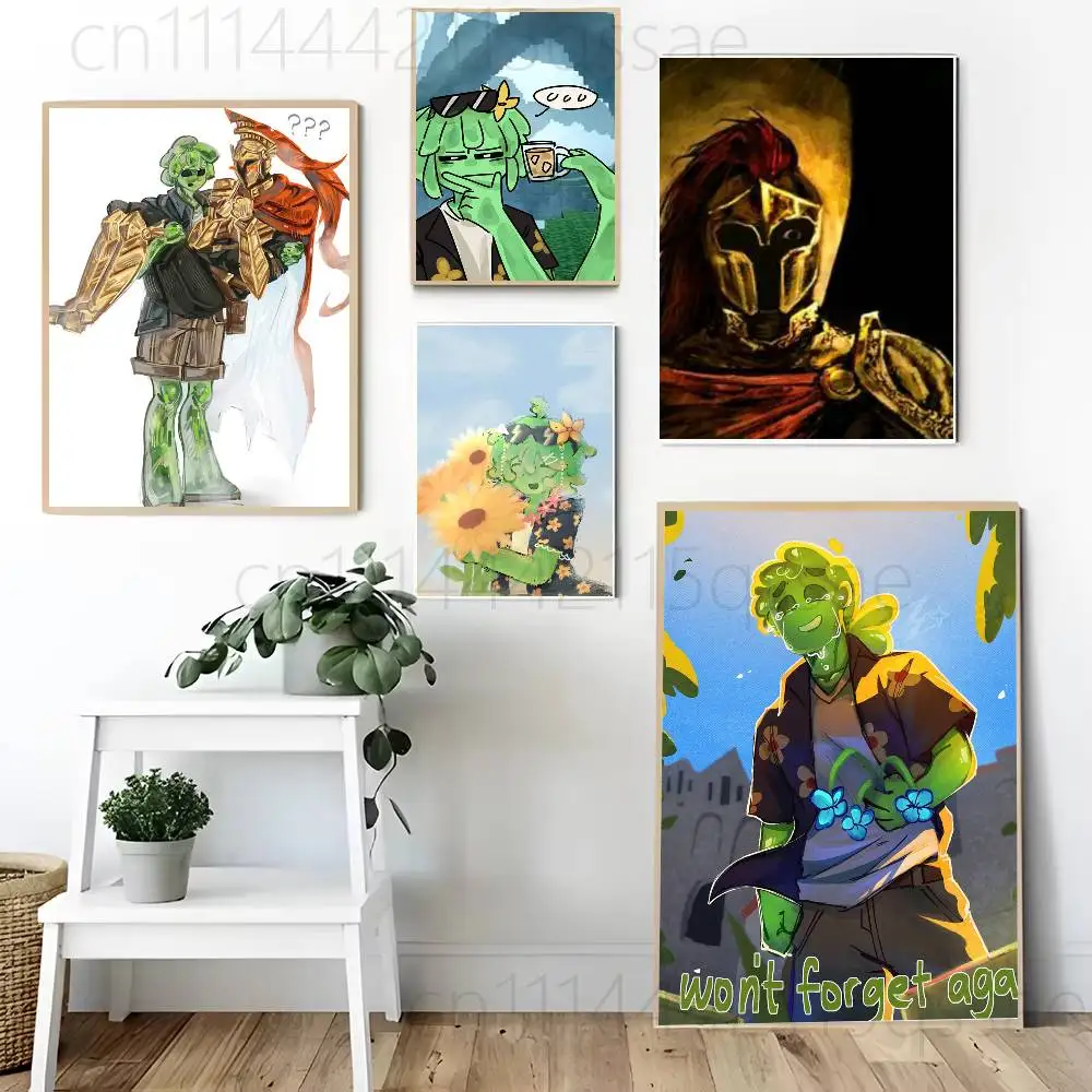 S-Slimeknight D-D3rlord3 A-Avery Poster Wall Art Posters, Texture Paintings, Ideal Gift for Room Decoration