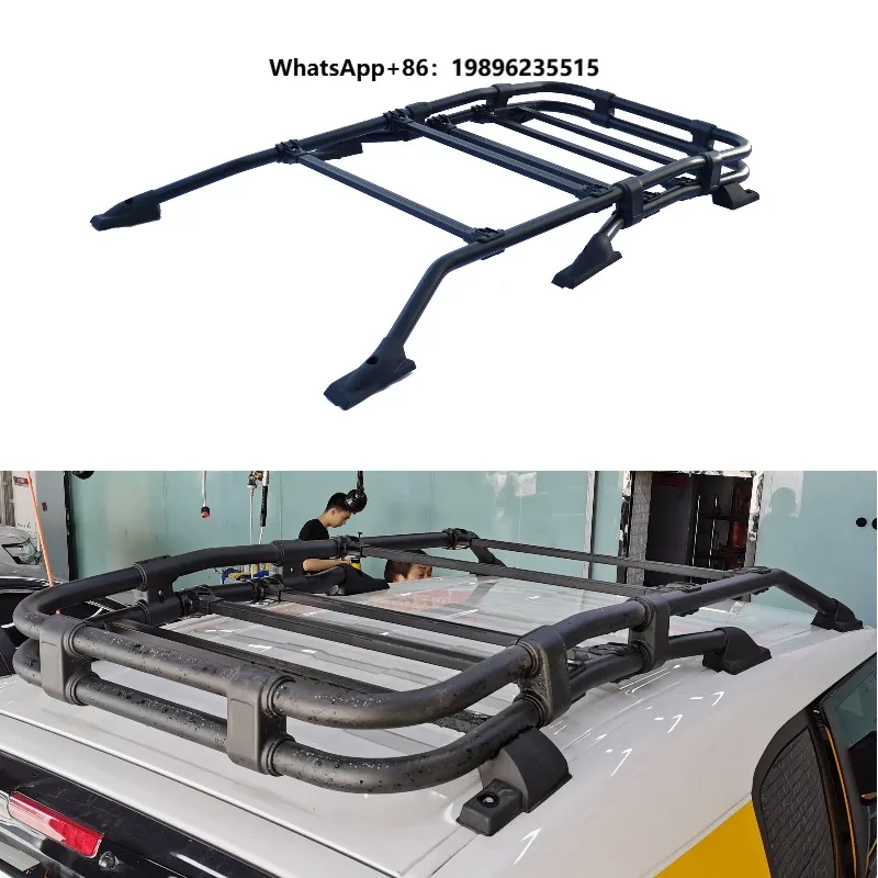 Heavy Duty Aluminum Roof Rack for - Bolt-On Front Mounted Cargo Basket