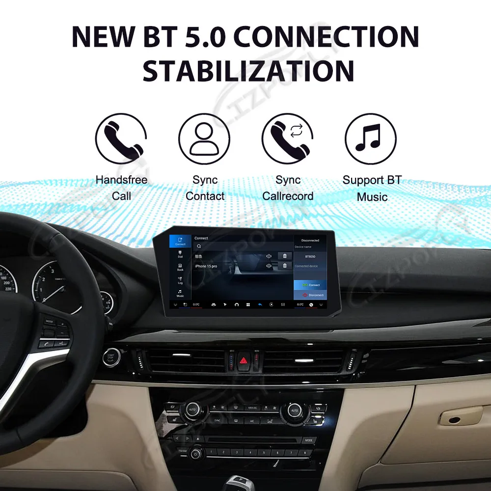 

Dual 12.9 Inch Android 13 CarPlay Car Radio For BMW X5 X6 2014-2016 Touch Screen Multimedia Player GPS Navigation 4G WIFI