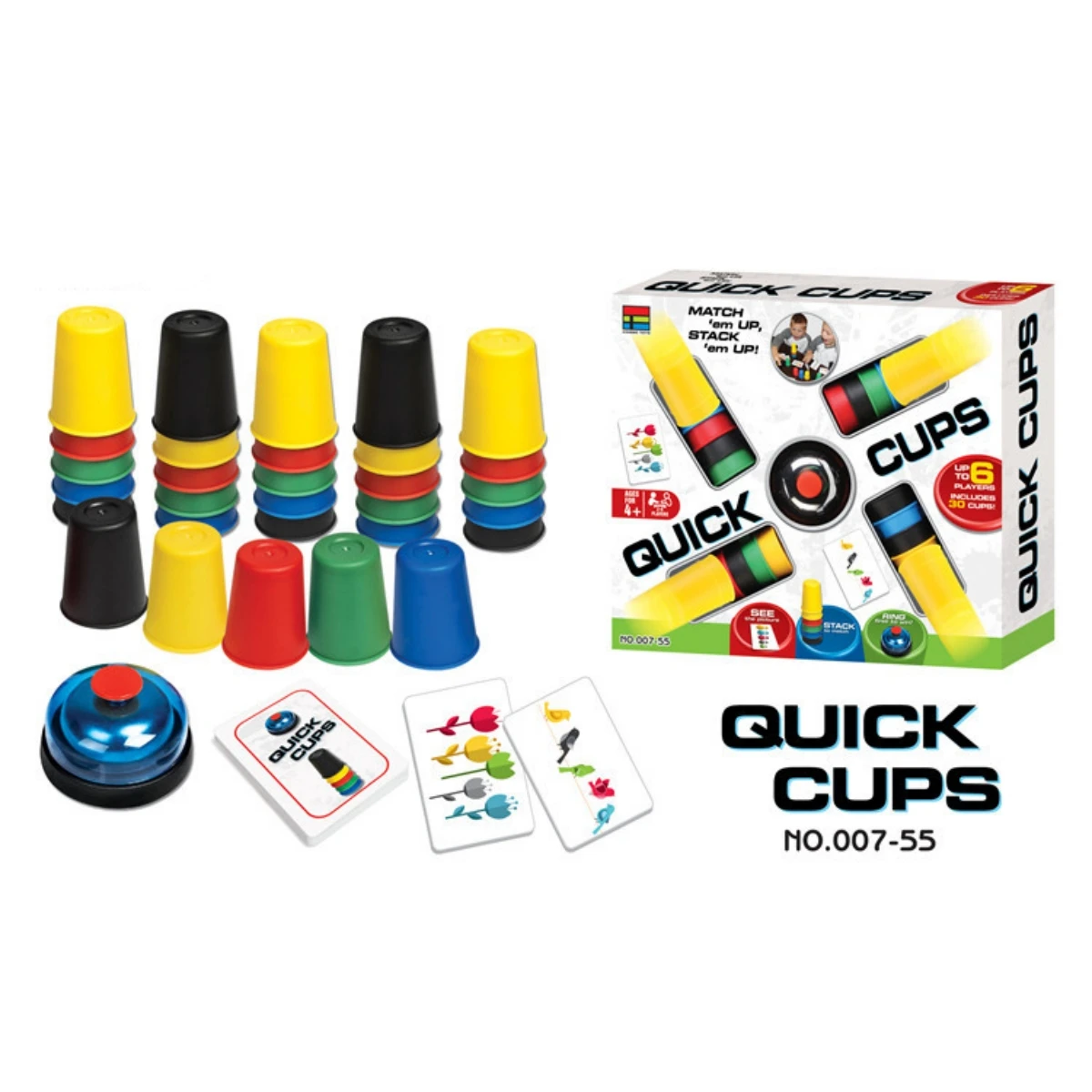 Quick cups game parent-child interactive multi-party competitive game puzzle exercise reflexes Holiday gifts Birthday gifts