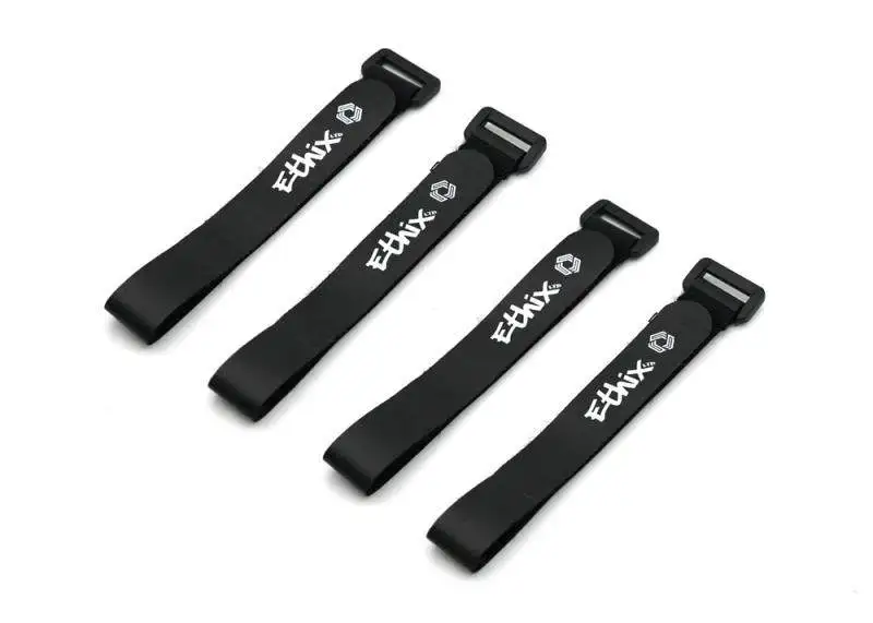 ETHIX Little Beard BATTERY STRAPS V2 Black Battery Strap (4PCS)