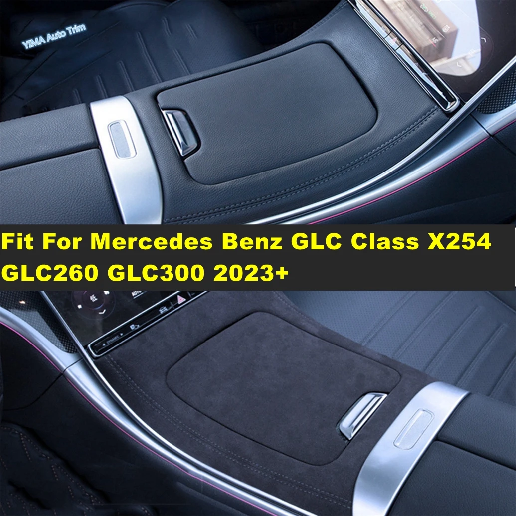 

Central Control Panel Protective Cover Trim Fit For Mercedes Benz GLC Class X254 GLC260 GLC300 2023 2024 Interior Accessories