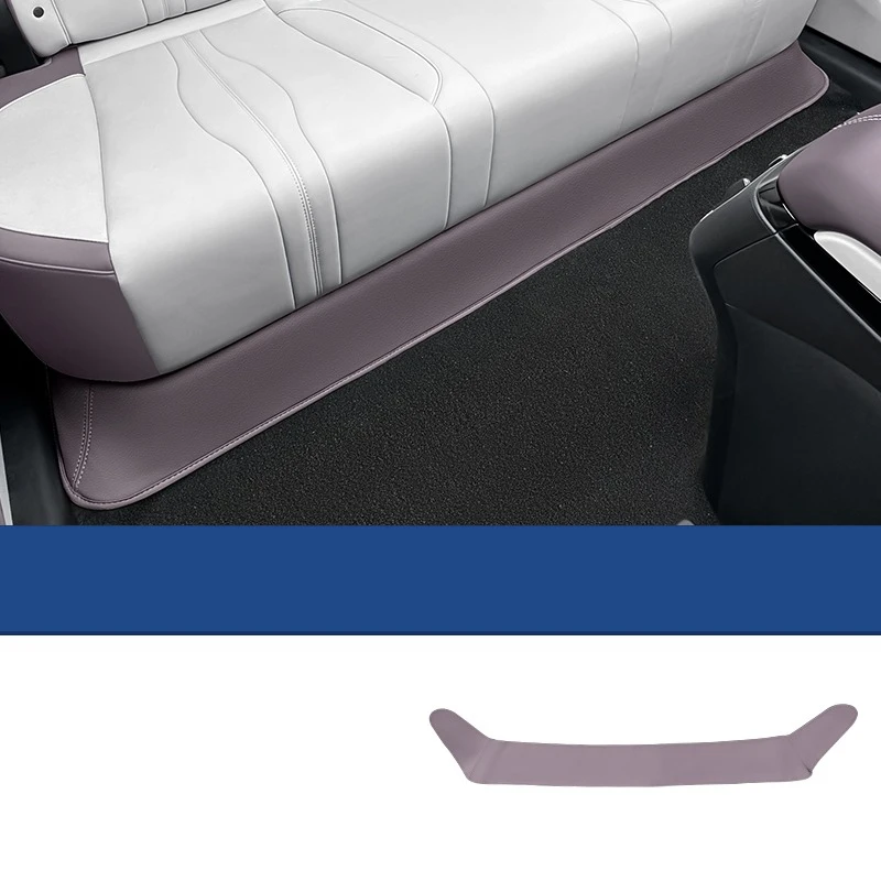 

PU Leather Rear Under-Seat Kick Guard - Anti-Scratch Protector w/3M Adhesive​ Car Accessories For BYD Song Plus DM-i 2020-2025