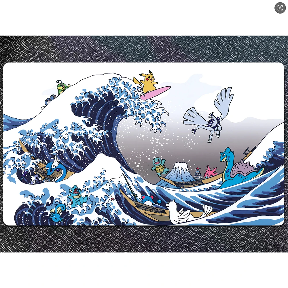 ptcg-playmat-pokemon-great-wave-pikachu-ukiyo-trading-card-game-mat-card-play-mat-pg11