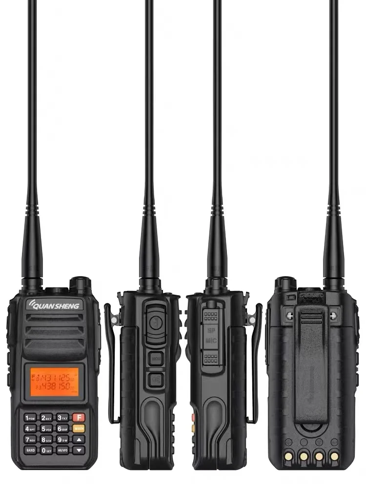 

QuanSheng TG-UV2Plus 10W high-powered Long Range Talkie Walkie 10KM 4000mah Radio 10 KM Vhf Uhf Dual Band Analog UV2 Plus