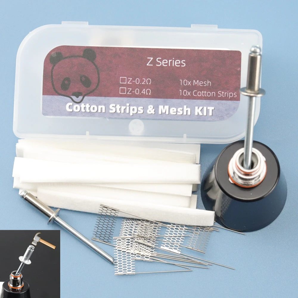 Z Series DIY Rebuild Kit Z1 0.4ohm/Z2 0.2ohm Cotton Strips Mesh  For GK-VP Z Sub Ohm/S100/T200/Z200/L200 Set Hand Tools