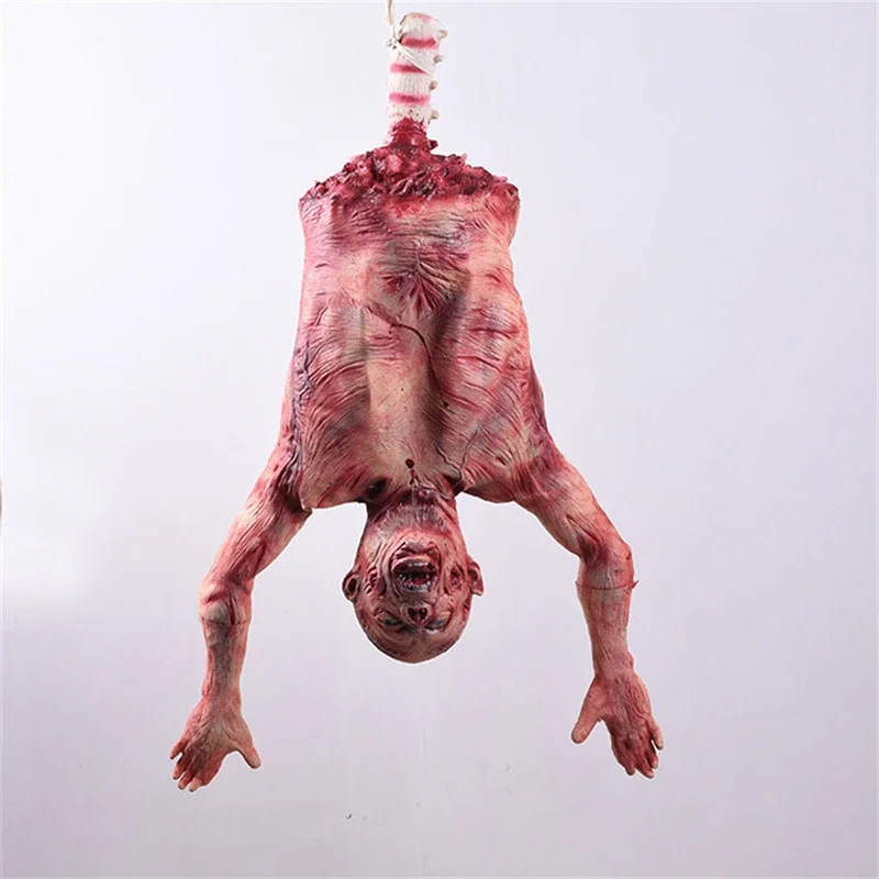 Halloween Party Decoration Prank Props Bloody Amputated Limb Zombie Corpse Broken Legs Simulation Toy for Haunted House Bar