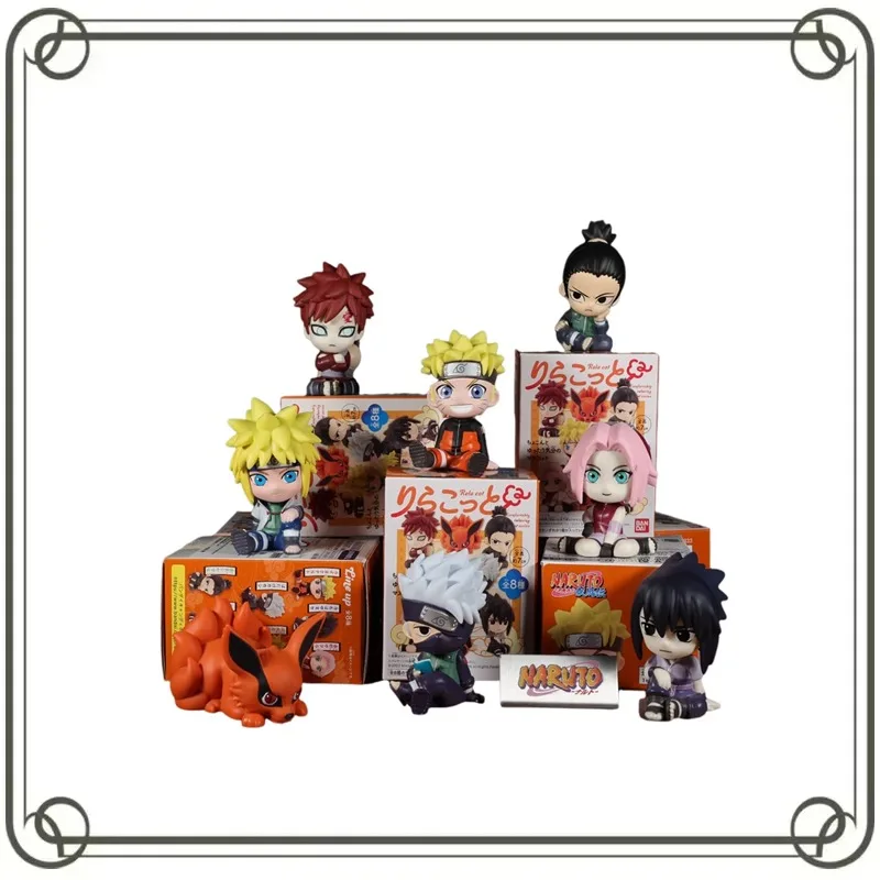 

NARUTO Uzumaki Naruto BANDAI Anime Trendy Play in-vehicle Kawaii Ornament Holiday Gifts Action Figure Model Toys