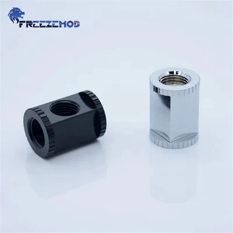 FREEZEMOD BDT-3T Multi-Channel 3-Way G1/4'' Internal Thread Rectangular Adapter Computer PC Water Cooler Fitting.BDT-3T