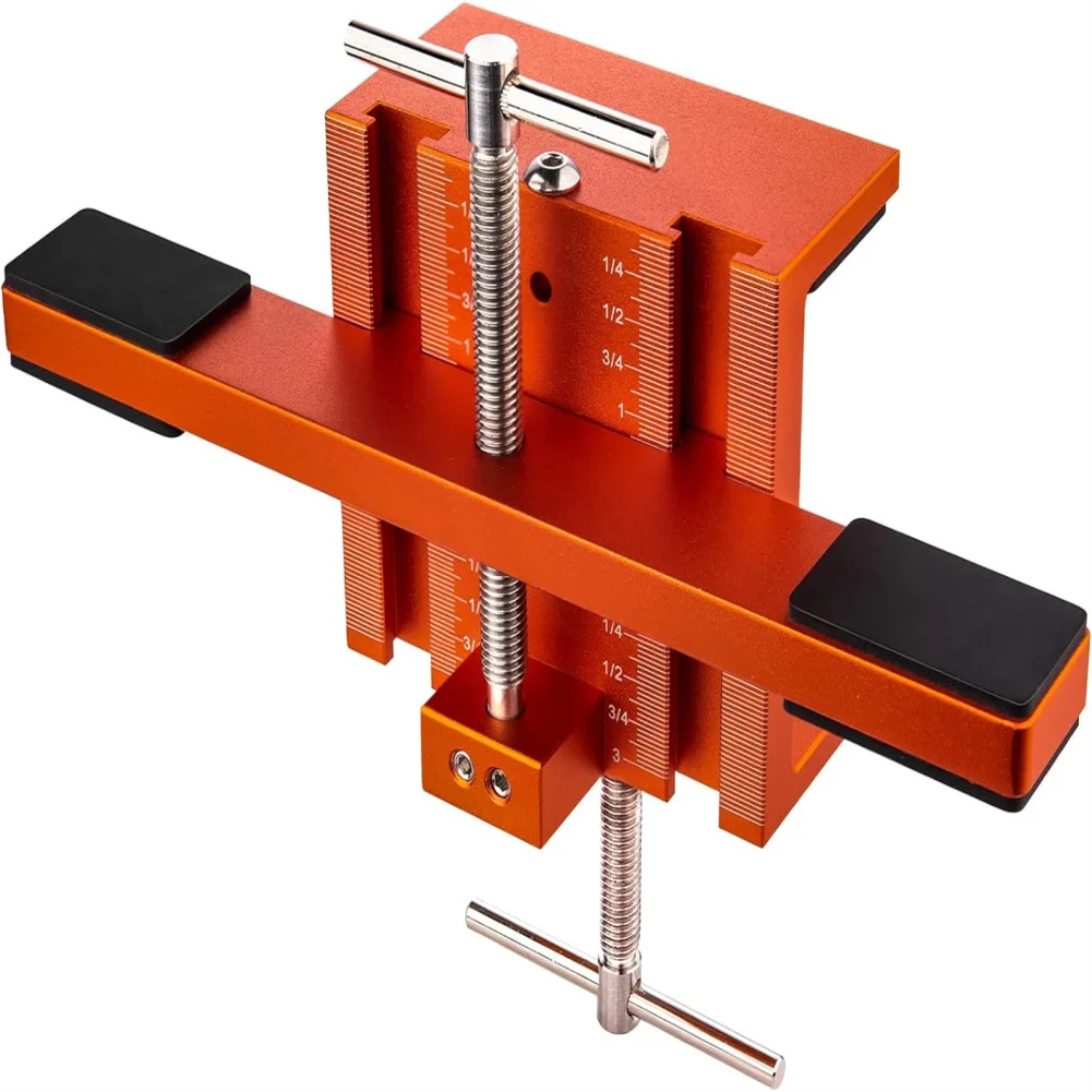 

Cabinet Door Mounting Jig With Support Arm And Clamp Integrated Aluminum Alloy Jig Cabinet Making Tool