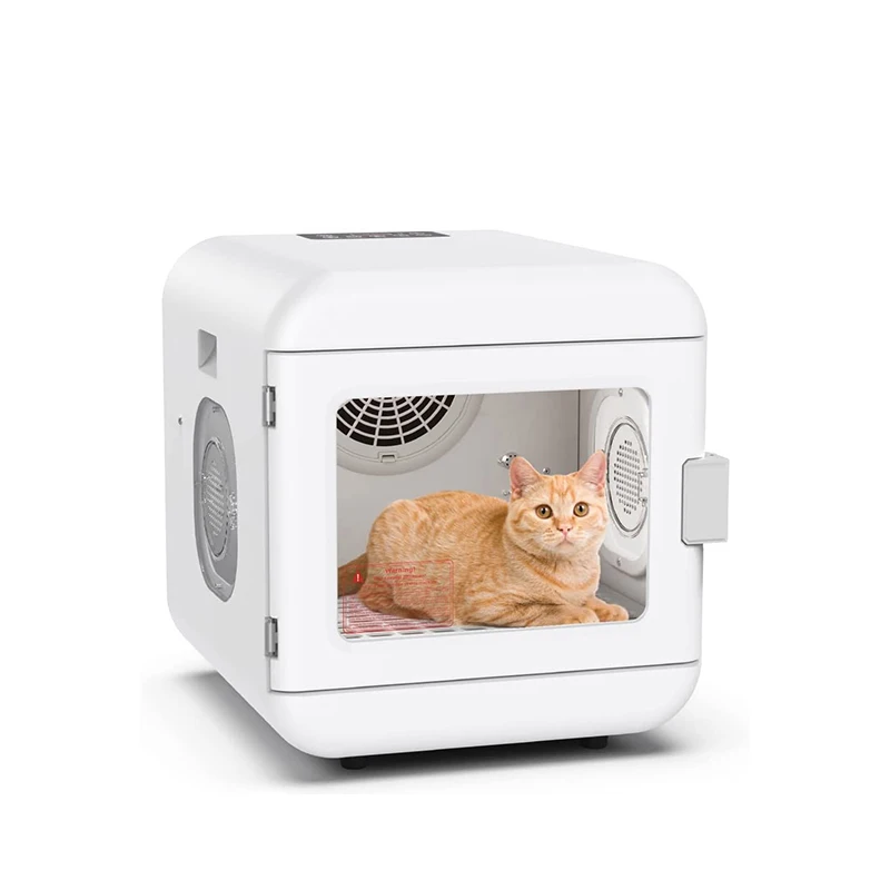 Small Animals Drying Machine White Smart Pet Hair Dryer Intelligent Temperature Control Suitable Cat Dryer Pet Products Dry Room