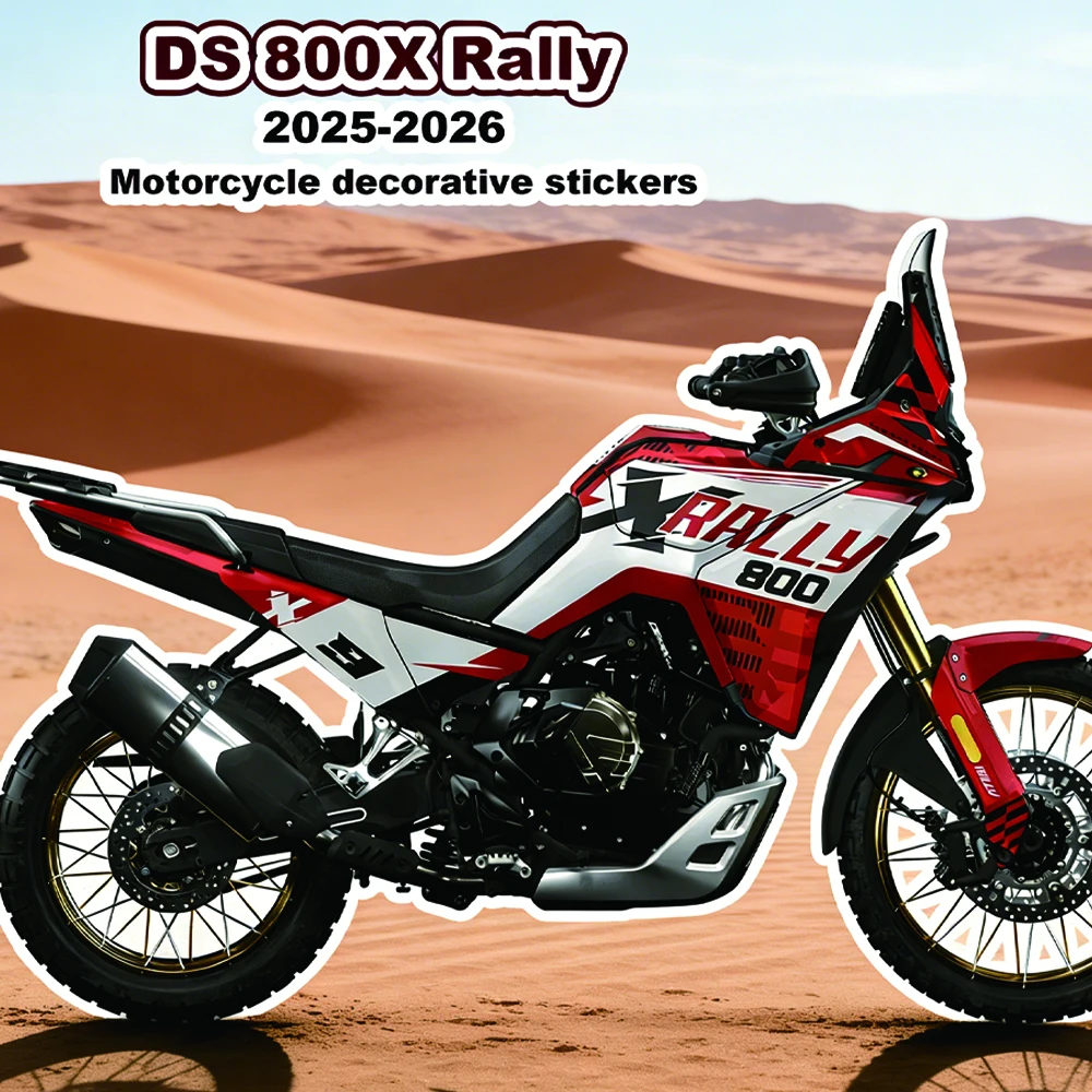 DS 800X RALLY 2026 For LONCIN VOGE VALICO DS 800X RALLY Motorcycle Full Car Decoration Stickers Anti Scratch Waterproof Fairing
