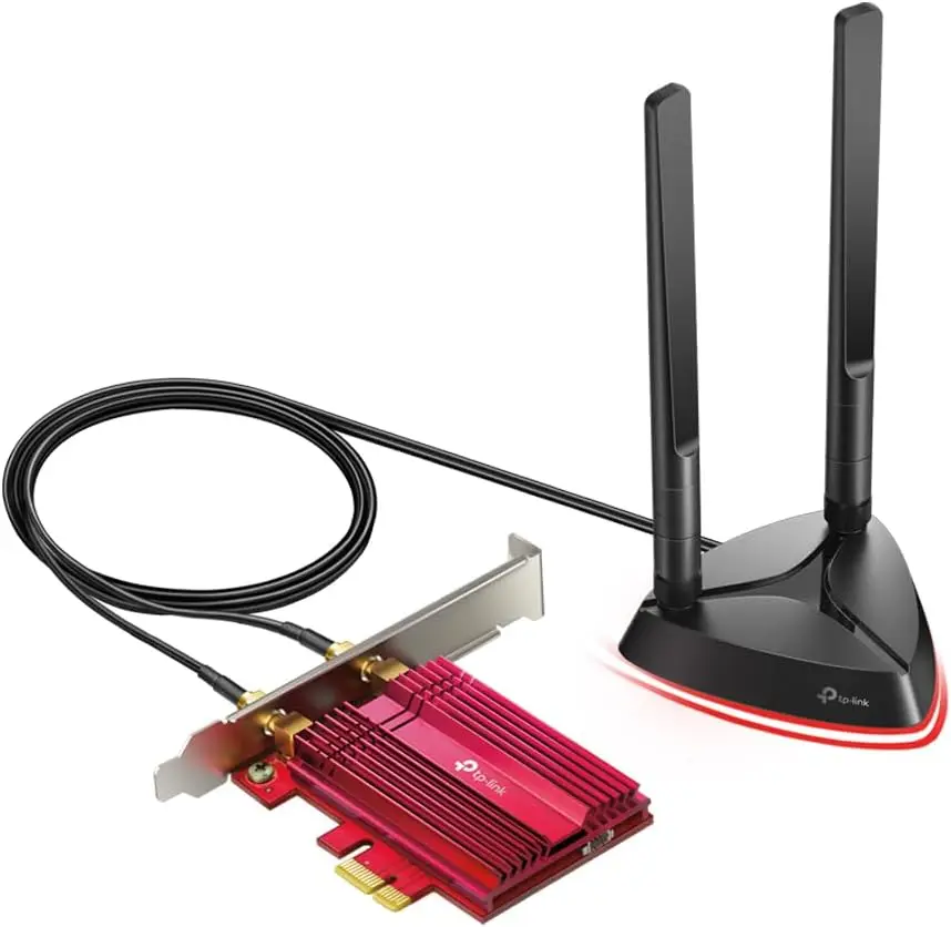 

Карта WiFi 6 AX3000 PCIe, скорость до 2400 Мбит/с, Bluetooth 5.3, двухдиапазонный адаптер с MU-MIMO, поддержка Windows