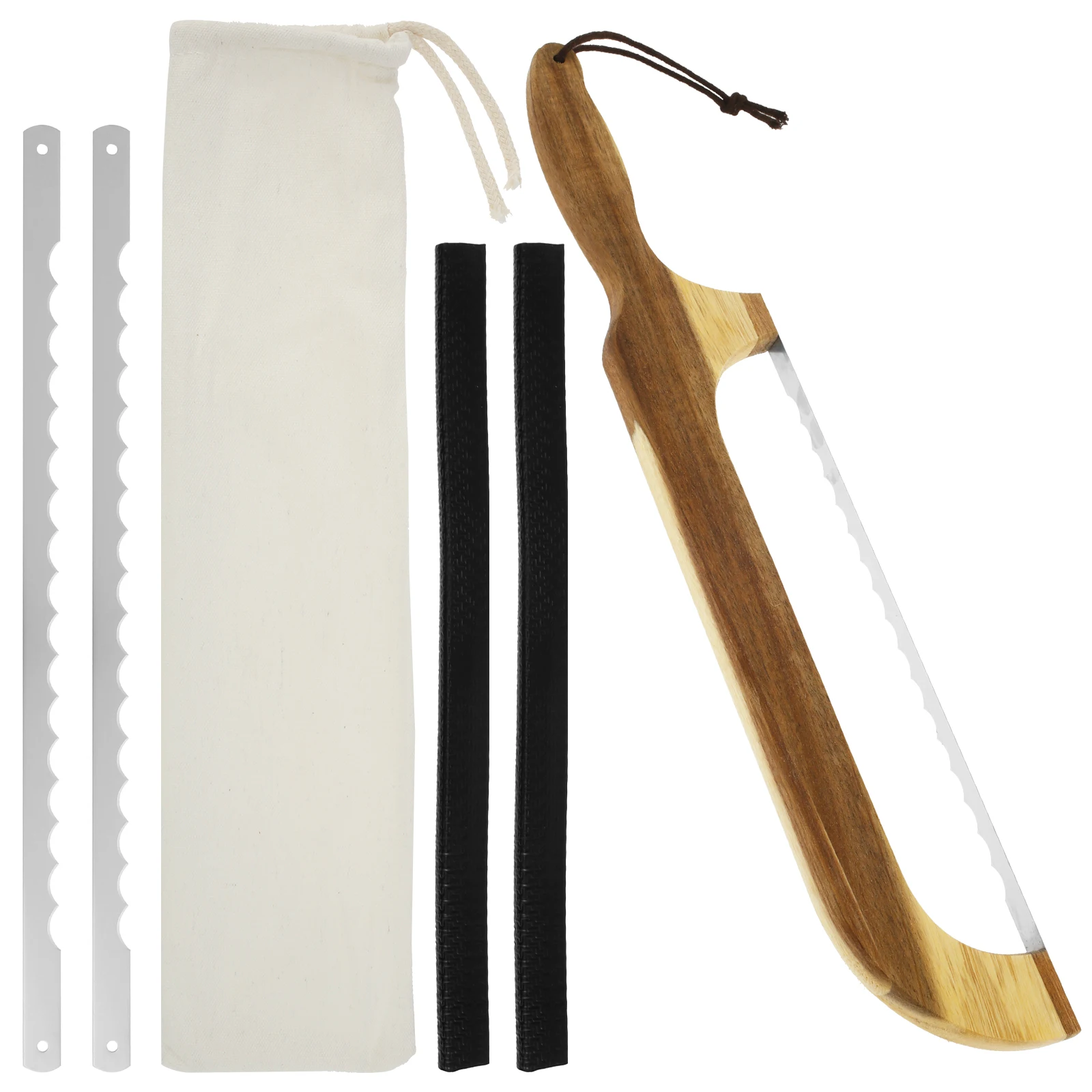 Bread Slicer for Homemade Bread, Bow Bread Knife for Sourdough, Bread Saw for Even Slicing, Bread Knife Sourdough Cutter