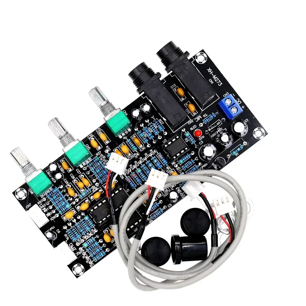 XH-M273 PT2399 DC 12-24V Digital Preamplifier Board Karaoke Reverberation Microphone Control