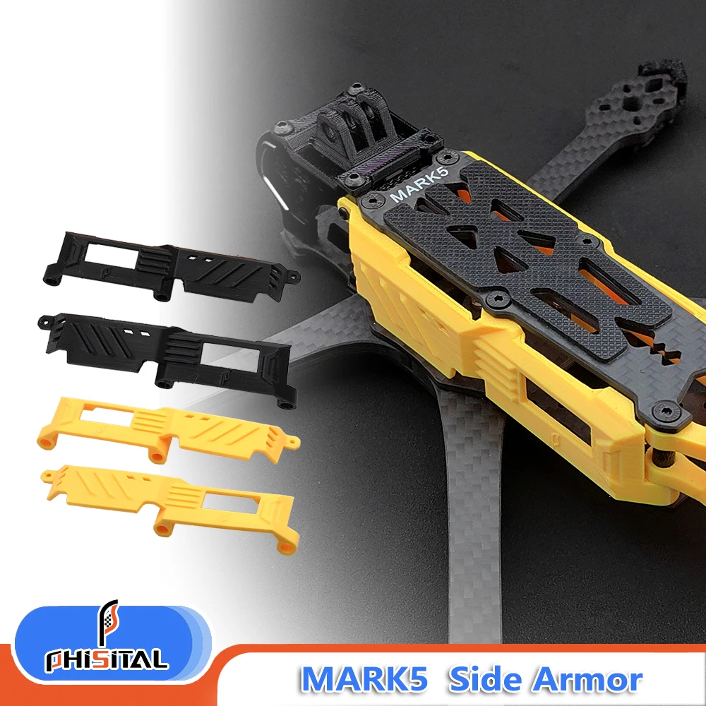 PhiSital Flight Control Side Protective Shell/ FPV Drone Frame MARK5 Side Armor/TPU Protective Plate for PhiSital/GEPRC MARK5