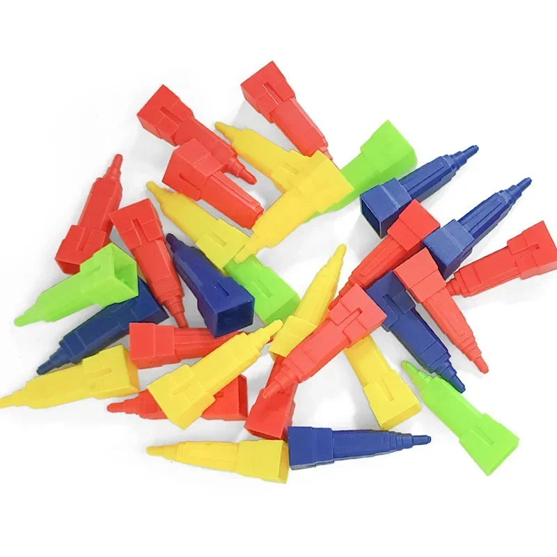 40 Pcs/Set Building Chess Pieces  Games Accessories Plastic Pieces