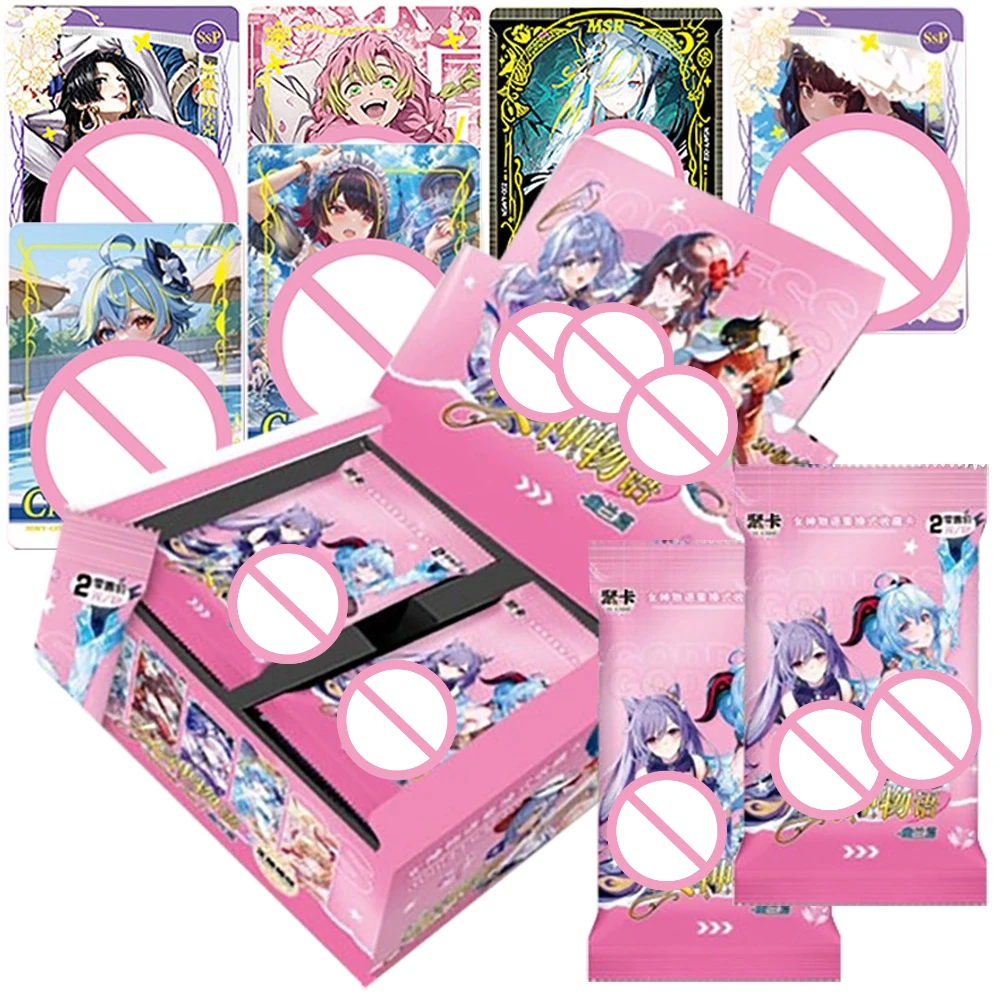 

Коллекционные редкие карточки персонажей Goddess Story: Элегантные и очаровательные аниме-девушки, креативные сувениры для игр и семейных развлечений