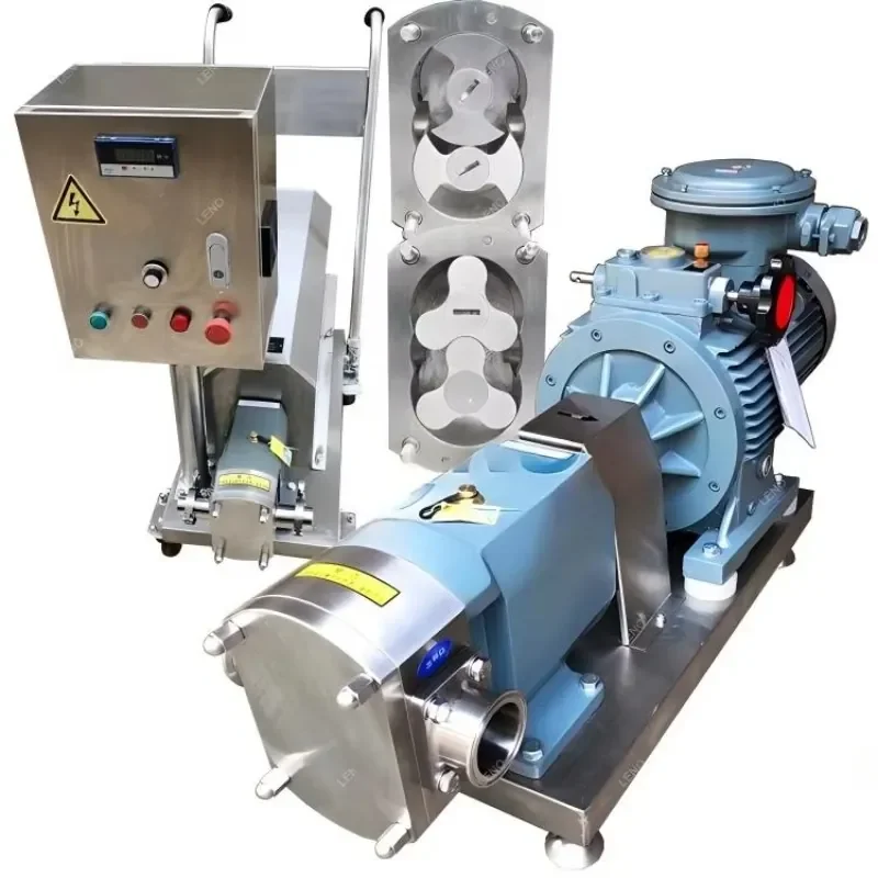 Gold Seller For LENO Price Stainless Steel 304 316L Food Grade Grease Gel Syrup Shampoo Chocolate Viscous Liquid Pump Rotor