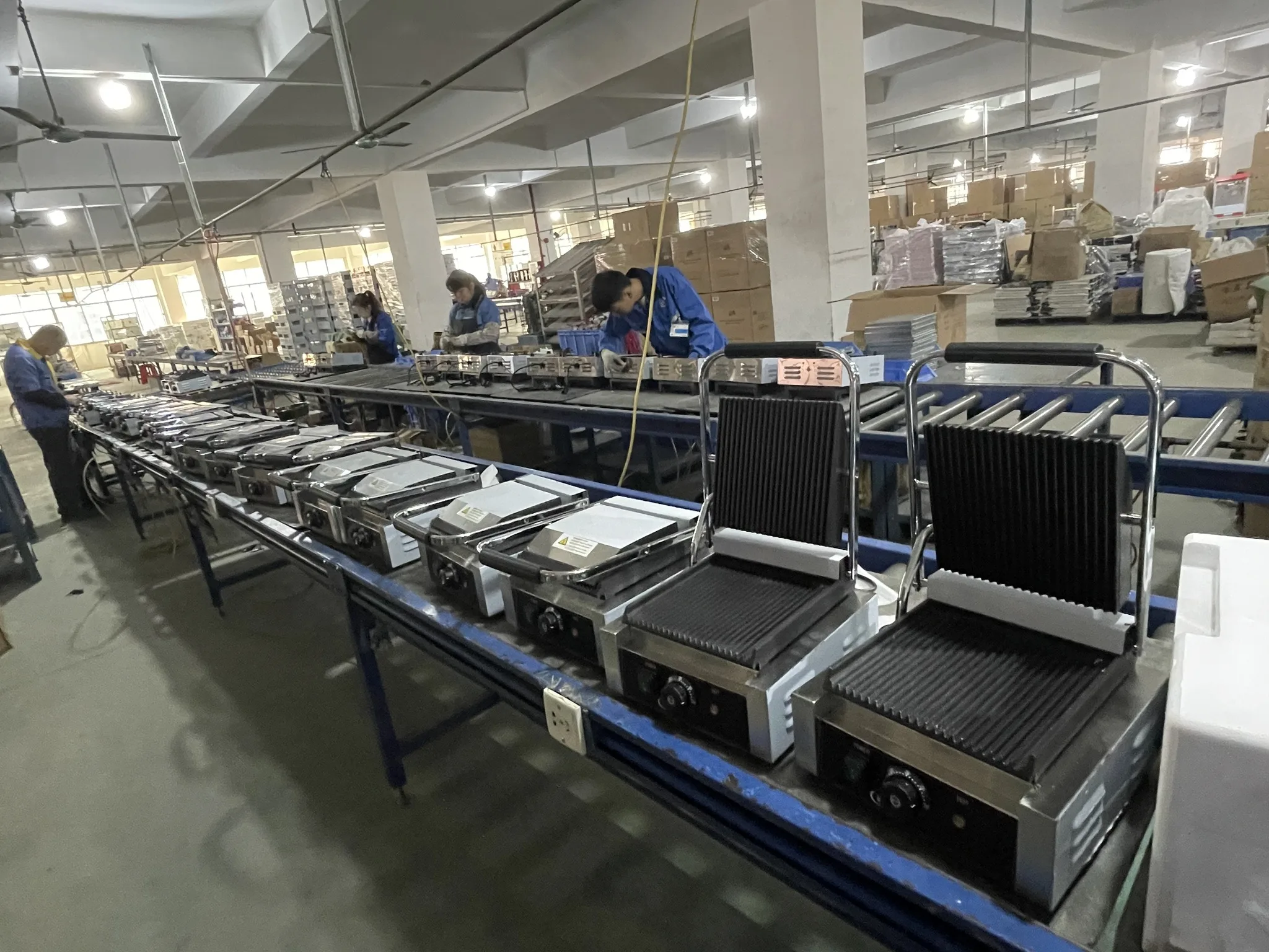 Non Stick Cooking Flat Plate Panini Grill Electric Commercial Panini Press Grill Sandwich Panini Grill