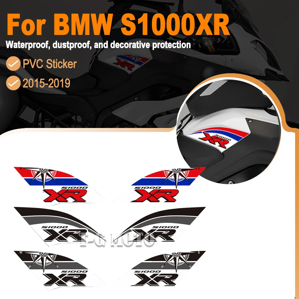 

For BMW S1000XR S 1000 XR S1000 Motorcycle Front Fender Tank pad Protector Stickers Paint Protection Decal Kit 2015 - 2018 2019