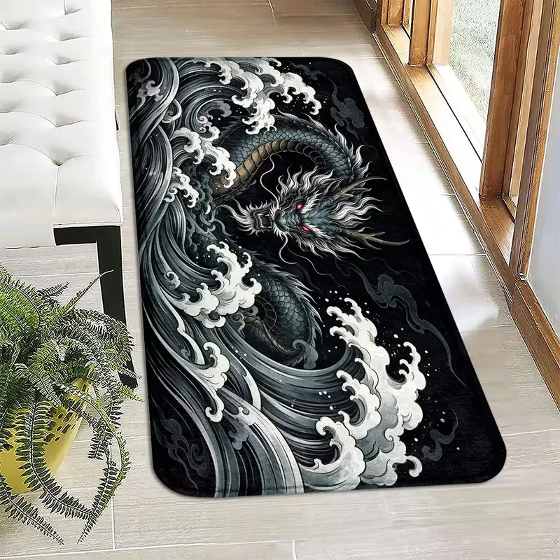 Chinese Dragon Wave Runner Rug - Commercial Kitchen Usa ulasan dan harga